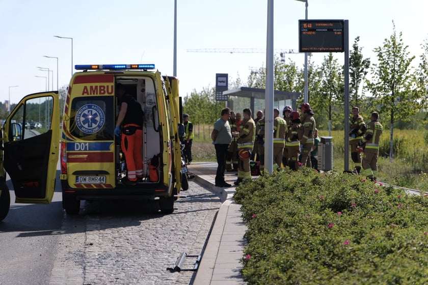Wypadek na skrzyżowaniu ul. Kosmonautów i 11 listopada, 27.08.2026 r.