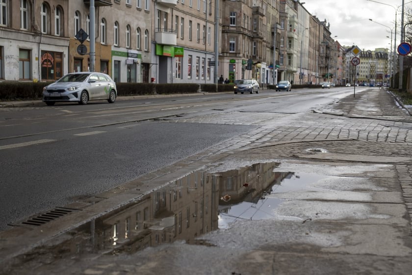 Trasa objazdów w czasie przebudowy ul.Pomorskiej i pl. Staszica