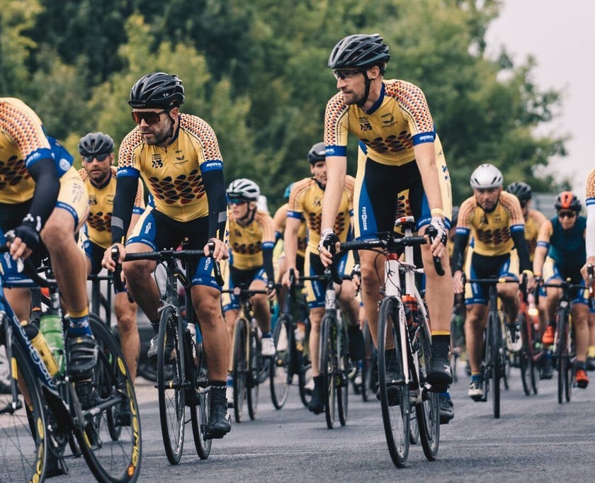 Uczestnicy przejazdu European Peace Ride w 2021 r.