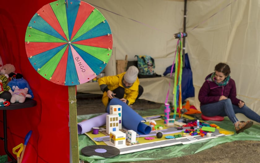 Festyn na Górce Słowiańskiej w ramach Europejskiego Tygodnia Mobilności 2022 we Wrocławiu