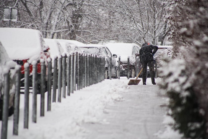 Atak zimy we Wrocławiu - piątek, 3 lutego 2023 r.