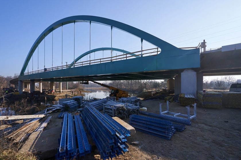 Budowa Alei Wielkiej Wyspy - luty 2023