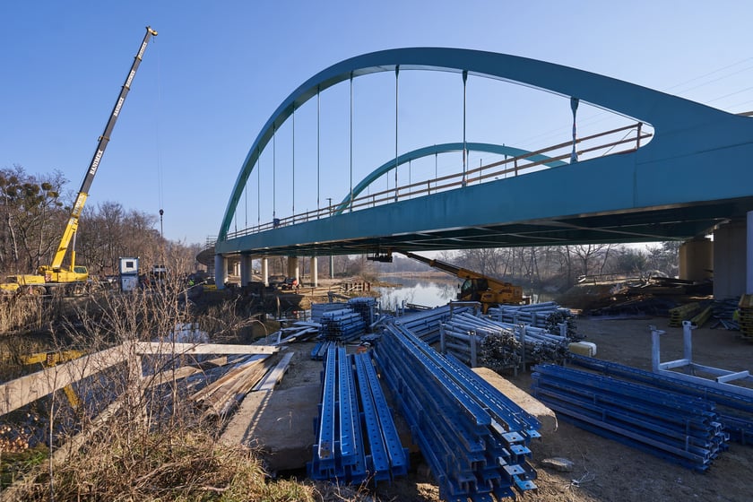 Budowa Alei Wielkiej Wyspy - luty 2023