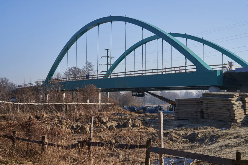 Budowa Alei Wielkiej Wyspy - luty 2023