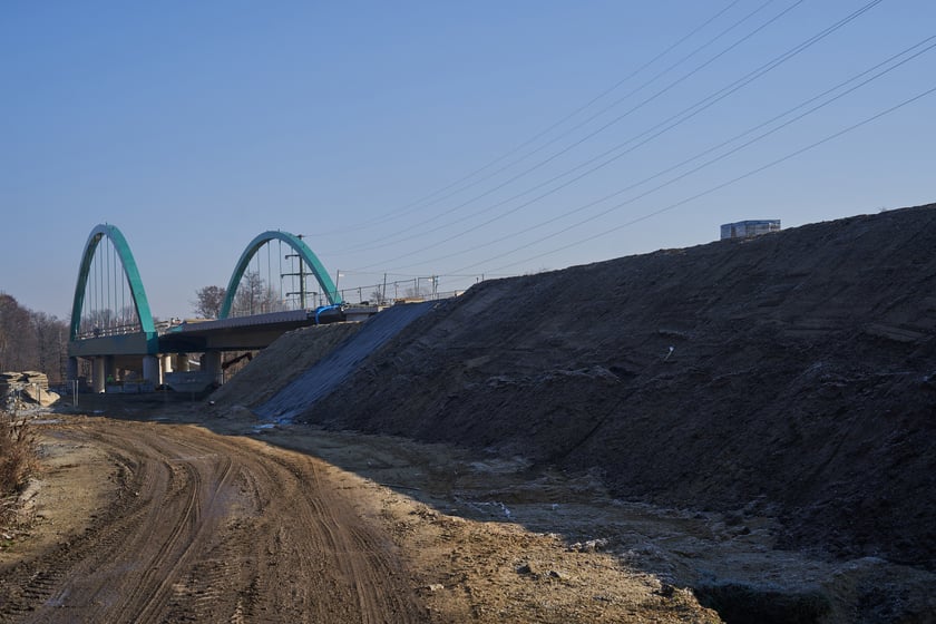 Budowa Alei Wielkiej Wyspy - luty 2023