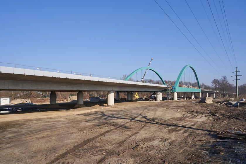 Budowa Alei Wielkiej Wyspy - luty 2023