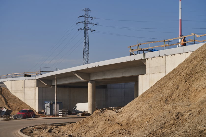 Budowa Alei Wielkiej Wyspy - luty 2023