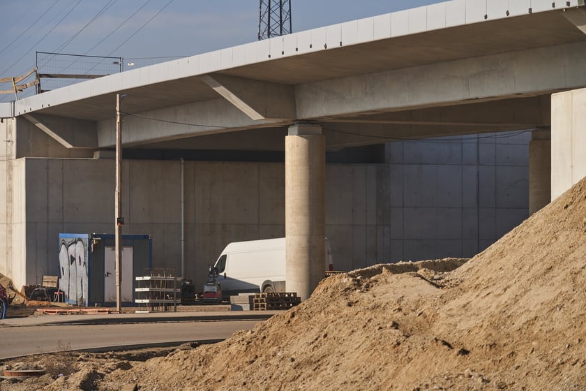 Budowa Alei Wielkiej Wyspy - luty 2023