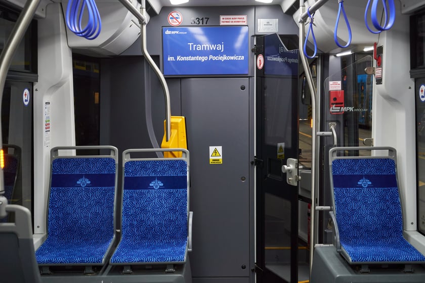 Tramwaj im. Konstantego Pociejkowicza.