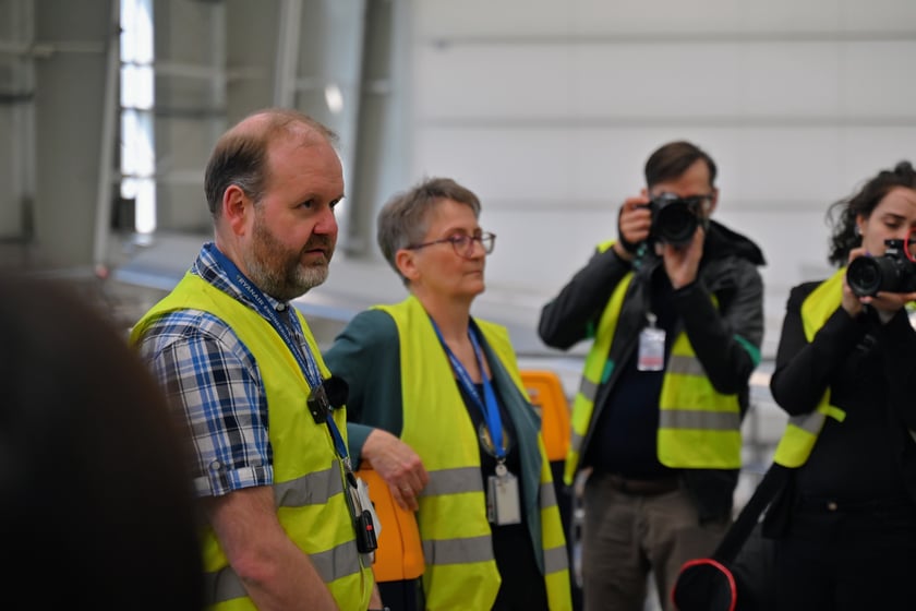 Michał Wawreniuk i Barbara Kaśnikowska z WAMS.