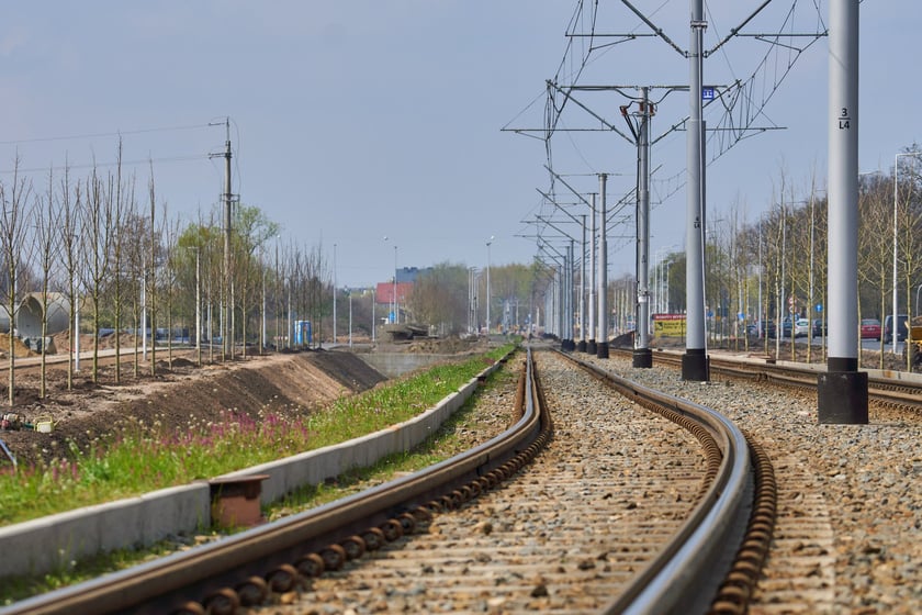 Przebudowa ulicy Kosmonautów w kwietniu 2023 r.