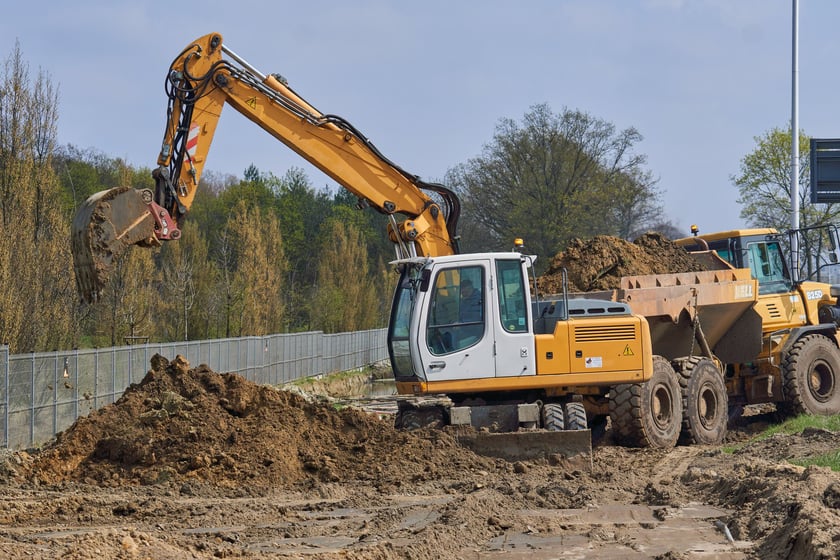 Przebudowa ulicy Kosmonautów w kwietniu 2023 r.