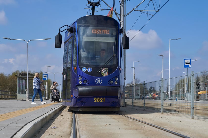 Przebudowa ulicy Kosmonautów w kwietniu 2023 r.