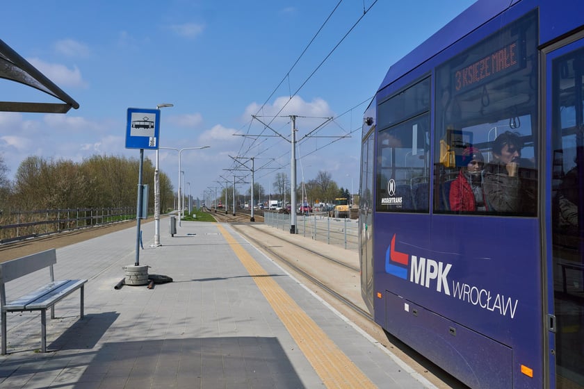 Przebudowa ulicy Kosmonautów w kwietniu 2023 r.