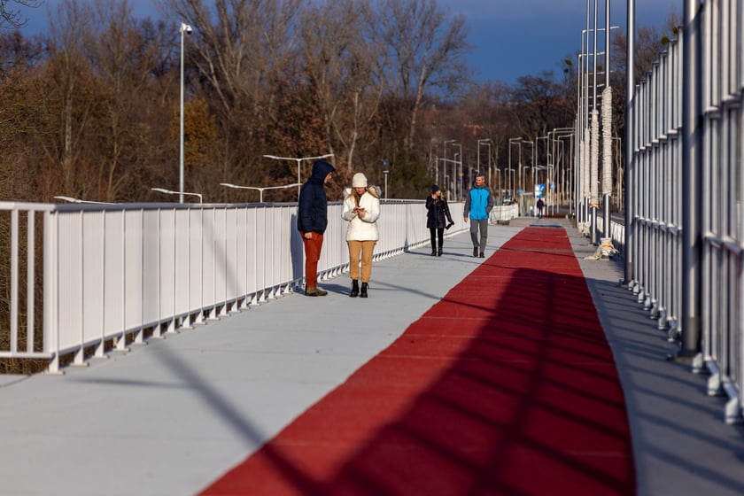 Aleja Wielkiej Wyspy parę dni przed otwarciem.