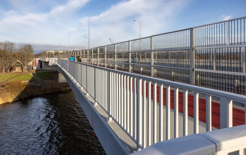 Aleja Wielkiej Wyspy parę dni przed otwarciem.