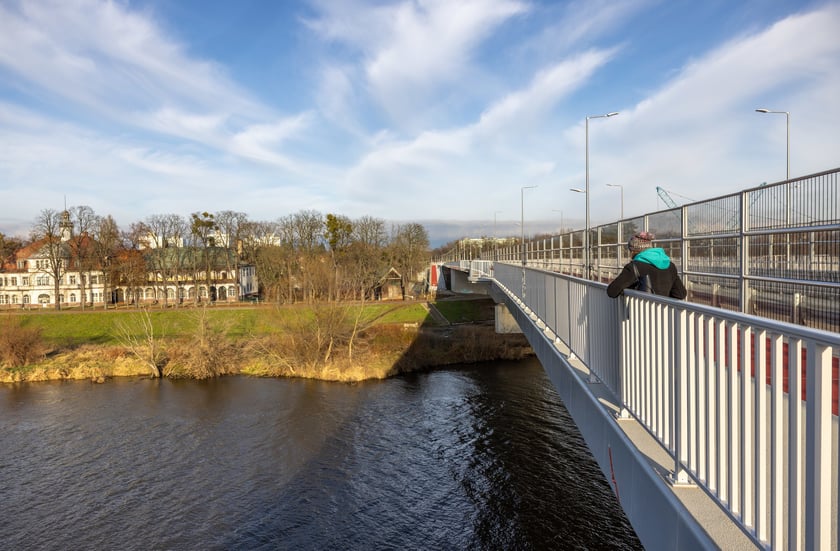 Aleja Wielkiej Wyspy parę dni przed otwarciem.
