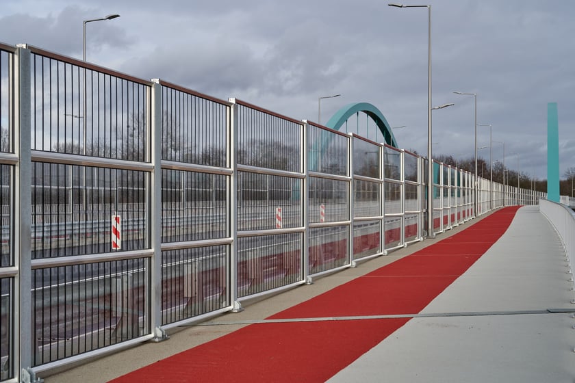 Aleja Wielkiej Wyspy na dzień przed otwarciem.