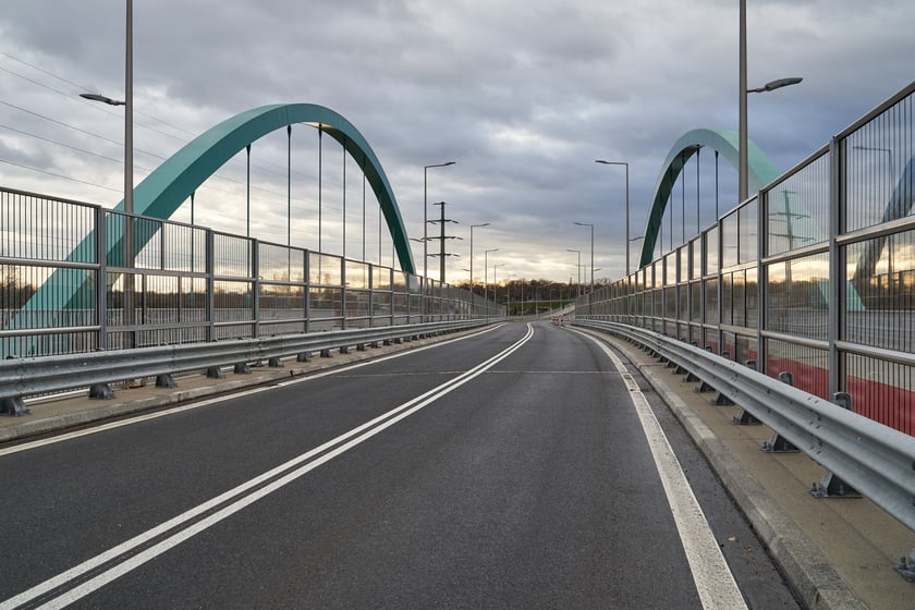 Aleja Wielkiej Wyspy na dzień przed otwarciem.