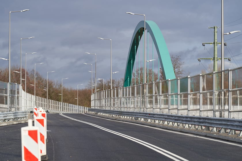 Aleja Wielkiej Wyspy na dzień przed otwarciem.