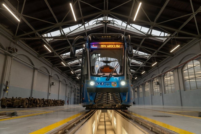 Świeżo wyremontowana hala w zajezdni Gaj.