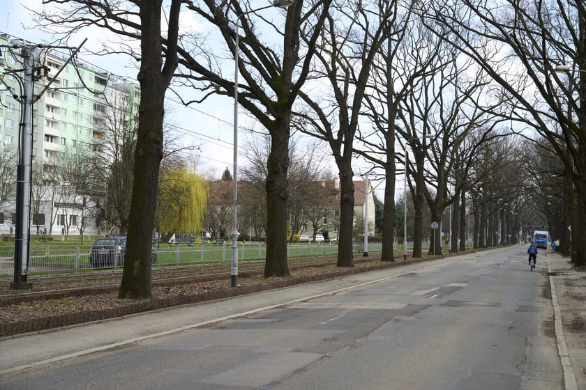 Tak wygląda ulica Olszewskiego przed remontem.