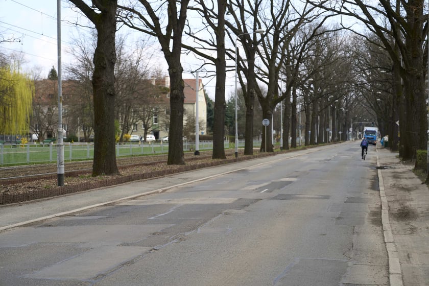 Tak wygląda ulica Olszewskiego przed remontem.