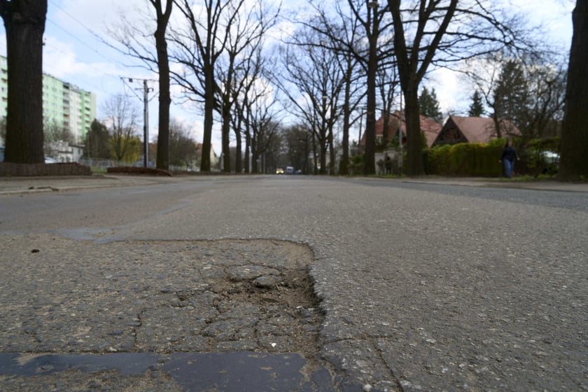 Tak wygląda ulica Olszewskiego przed remontem.