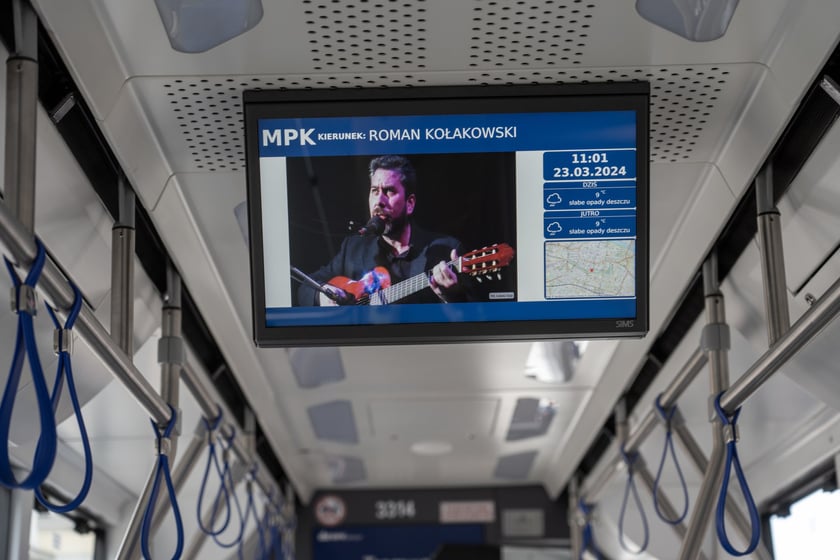 Uroczyste nadanie imienia Romana Kołakowskiego tramwajowi MPK Wrocław, 23 marca 2024