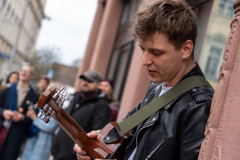 Uroczyste nadanie imienia Romana Kołakowskiego tramwajowi MPK Wrocław, 23 marca 2024