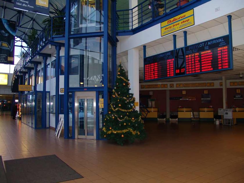 Zdjęcia archiwalne -  terminal wrocławskiego lotniskach