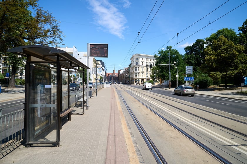 Przystanek Wzgórze Partyzantów, czerwiec 2024