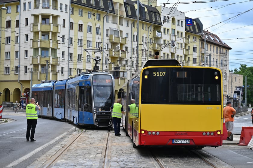 Czwartym testującym tramwajem był najnowszy nabytek MPK - Pesa Twist 146N.