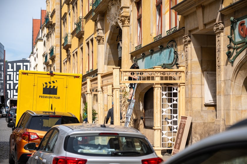 Plan zdjęciowy Disneya na Włodkowica, wiosna 2024