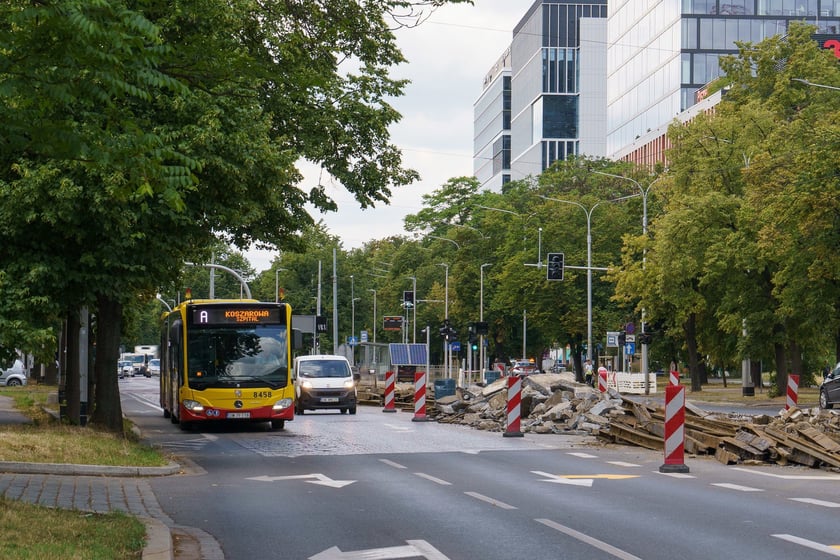 Na ul. Świdnickiej i Powstańców Śląskich nowe torowisko zyska odcinek od ul. Piłsudskiego do Zaolziańskiej.