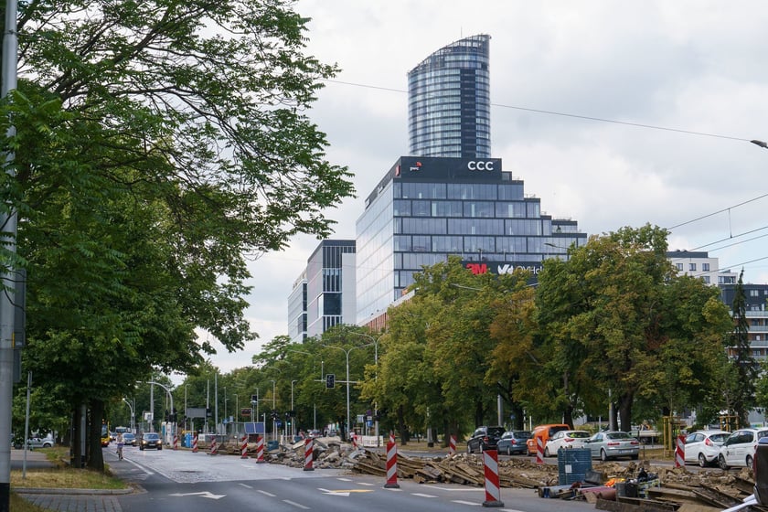 Na ul. Świdnickiej i Powstańców Śląskich nowe torowisko zyska odcinek od ul. Piłsudskiego do Zaolziańskiej.