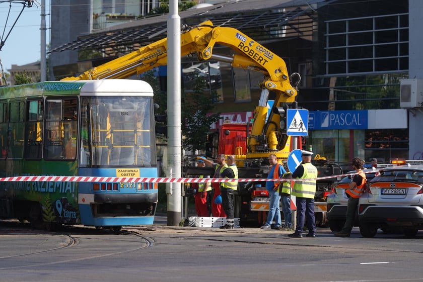 Zderzenie tramwajów na placu Legionów