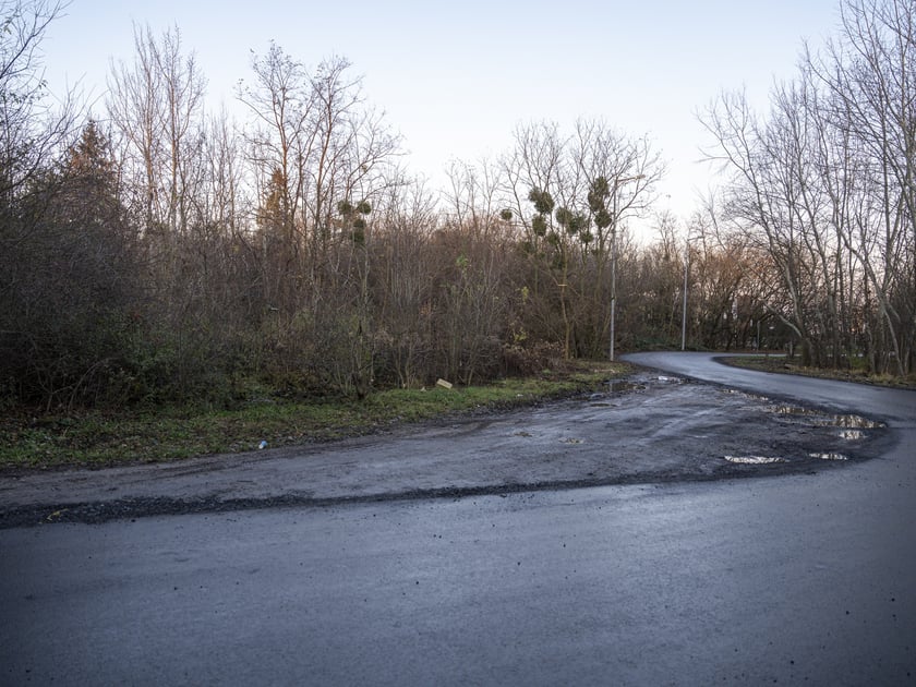 Przez te okolice przebiega jedna z dwóch tras tramwaju na Klecinę - ta wytyczona lata temu, pod którą została przewidziana rezerwa terenu