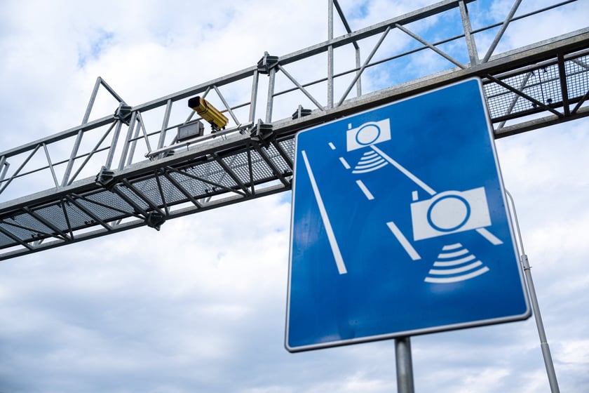 Odcinkowy pomiar prędkości na Sobieskiego (czerwiec 2024)