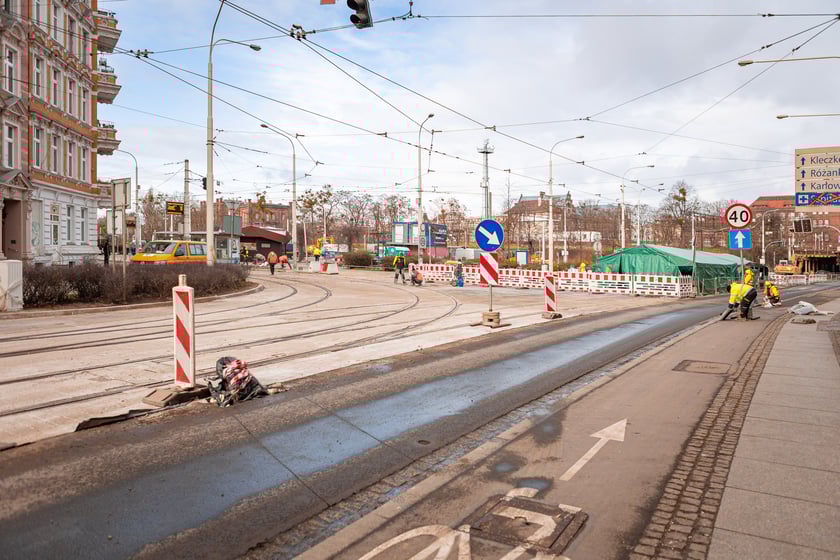 Drugi etap remontu na pl. Powstańców Wielkopolskich - 04.01.2025 r.