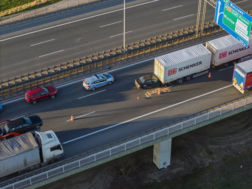 AOW Wrocław Stadion - Wrocław Północ wypadek, 3 kwietnia 2025 r.