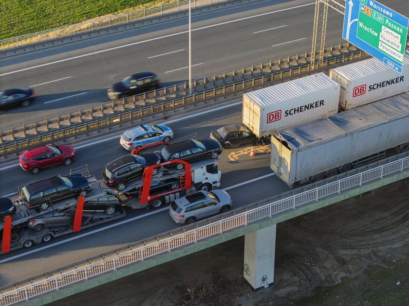 AOW Wrocław Stadion - Wrocław Północ wypadek, 3 kwietnia 2025 r.