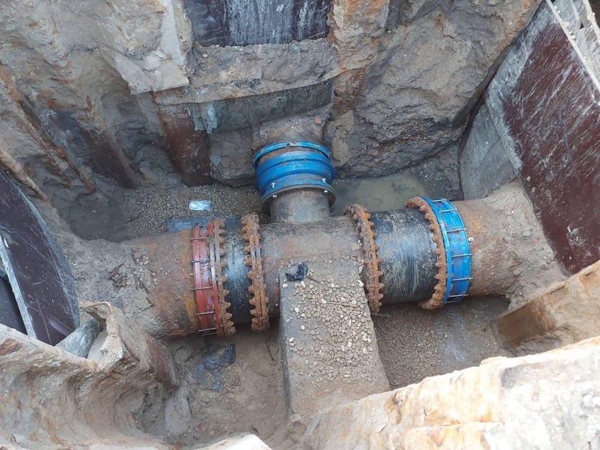 Awiaria Magistrali przed mostem Grunwaldzkim