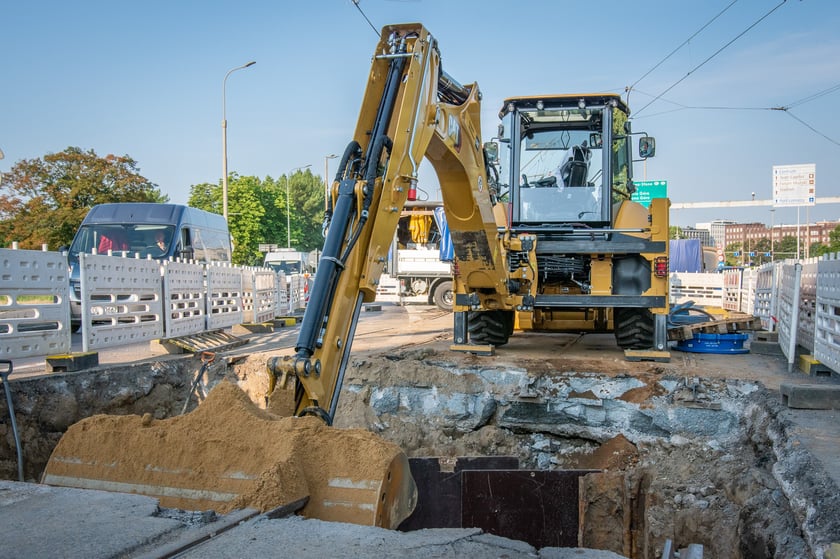 Awiaria Magistrali przed mostem Grunwaldzkim
