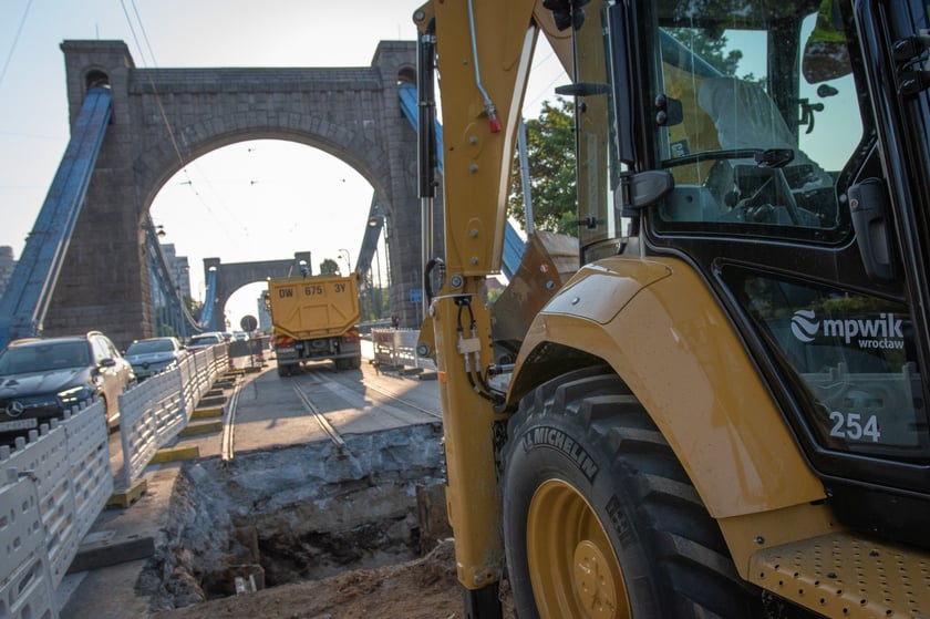 Awiaria Magistrali przed mostem Grunwaldzkim