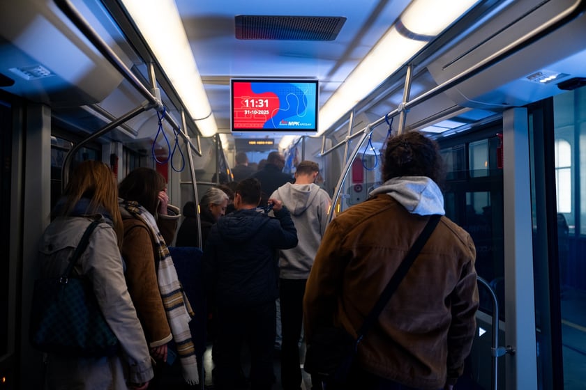 Prezentacja pierwszej zmodernizowanej Skody 19T na zajezdni Borek