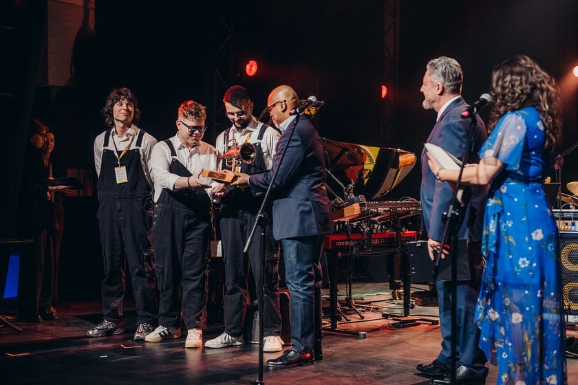 Gala Otwarcia 62. festiwalu Jazz nad Odrą. Wrocław, 22.04.2026. Na zdjęciu Michał Modrzyński Trio.