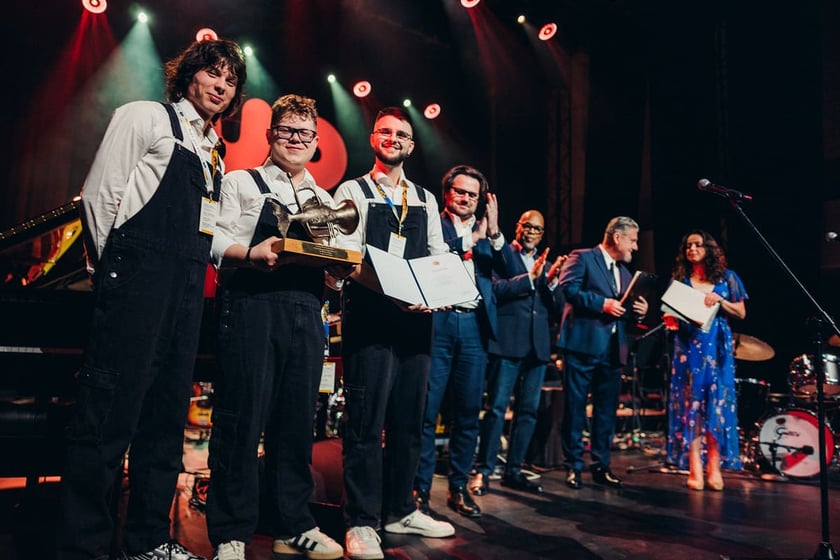 Gala Otwarcia 62. festiwalu Jazz nad Odrą. Wrocław, 22.04.2026. Na zdjęciu Michał Modrzyński Trio.
