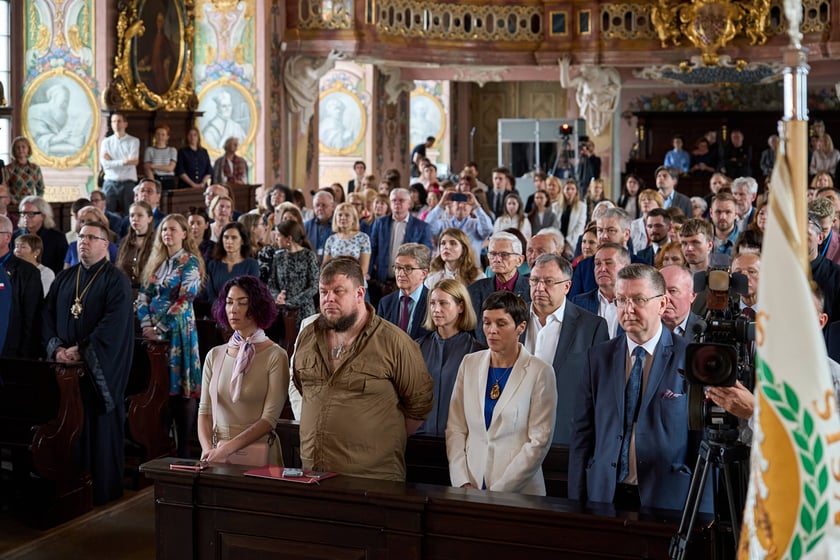 Uroczystość przyznania Serhijowi Żadanowi tytułu doktora honoris causa Uniwersytetu Wrocławskiego