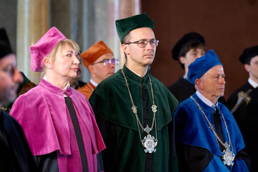 Uroczystość przyznania Serhijowi Żadanowi tytułu doktora honoris causa Uniwersytetu Wrocławskiego